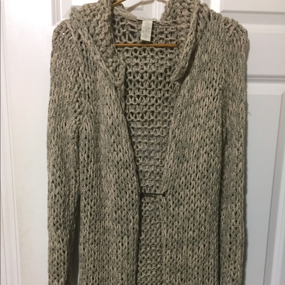 Mint condition- White + Warren long sweater/duster